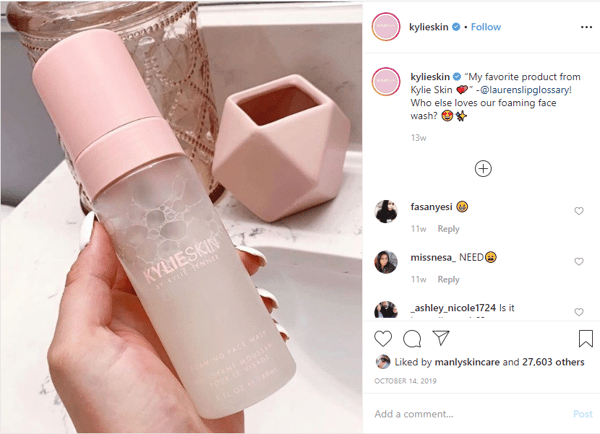 Kylie Skin Foaming Face Wash